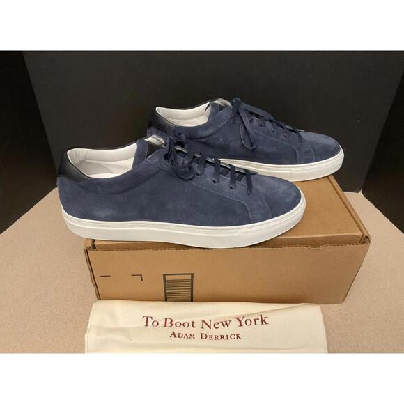 New! Mens To Boot New York Adam Derrick“PACER” Suede Luxury Sneakers. Size 8.